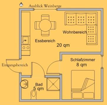 Weingut Haus Steinbach Villa Radebeul Rom bilde